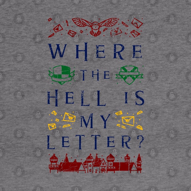 Where the Hell is My Letter HP Wizarding Magical Owl by Joaddo